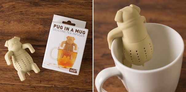 Pug In A Mug Silicone Tea Infuser