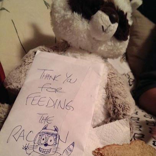 She Loves Me And The Raccoon...