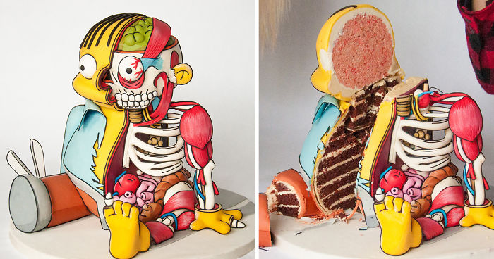 Ralph From The Simpsons Turned Into A Creepy Cake