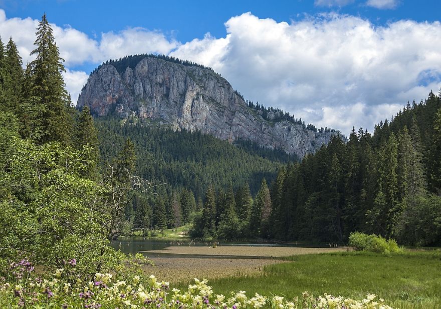 Red Lake - Transilvania Near Gyergyószentmiklós Harghita County Romania