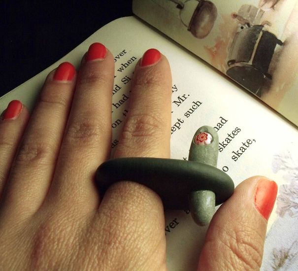 Sixth Finger - Hand Carved Stone Ring