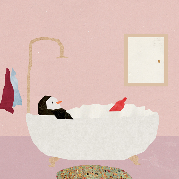 The Story Of A Sad Penguin And His Friend - A Bottle Of Wine The Story Of A Sad Penguin And His Friend - A Bottle Of Wine