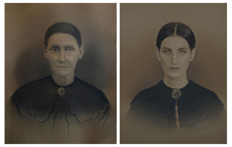 Time Traveling: I've Recreated The Old Photos Of My Ancestors Going Back 200 Years Time Traveling: I've Recreated The Old Photos Of My Ancestors Going Back 200 Years