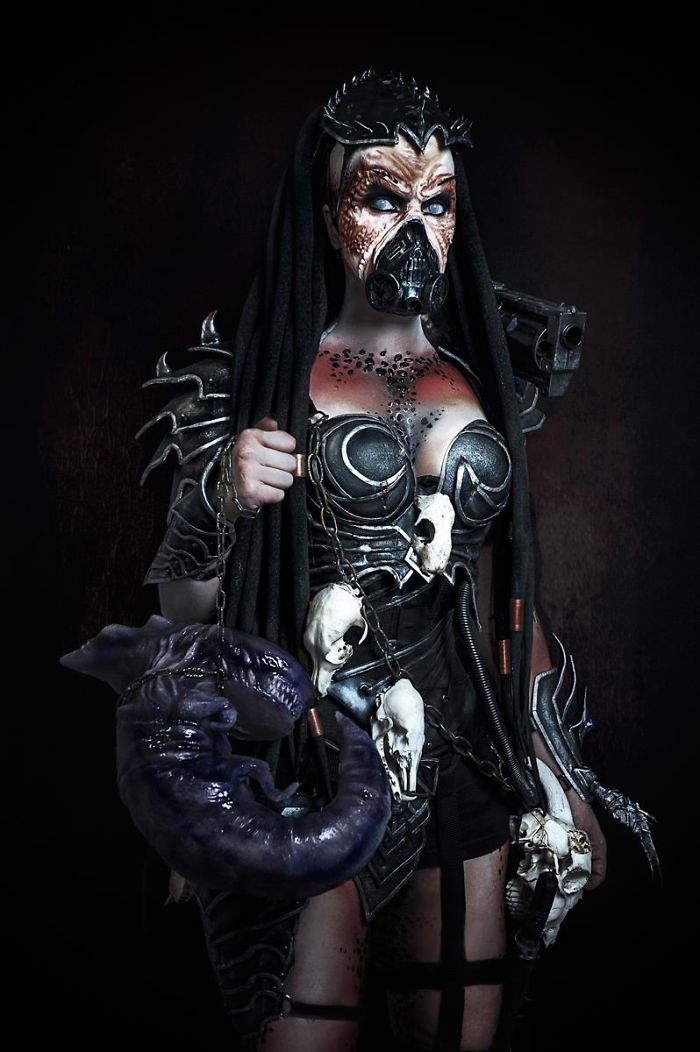 Extreme Make-Up Art Inspired By Dark Fantasy World Extreme Make-Up Art Inspired By Dark Fantasy World