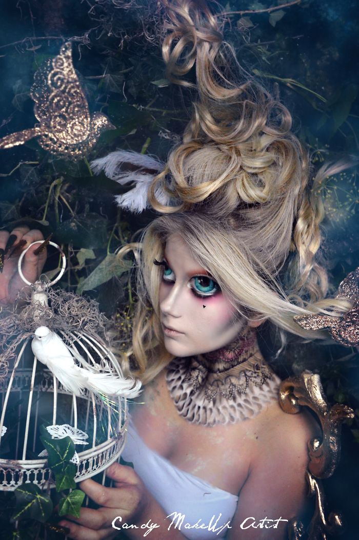 Extreme Make-Up Art Inspired By Dark Fantasy World Extreme Make-Up Art Inspired By Dark Fantasy World