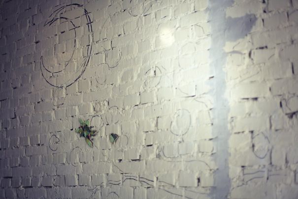 Orange Tree Wall Design From Small Pieces Of Mosaic Orange Tree Wall Design From Small Pieces Of Mosaic