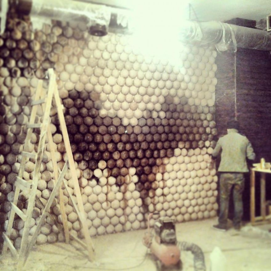 I Made A Wall Of 729 Rusty Cannonballs I Made A Wall Of 729 Rusty Cannonballs