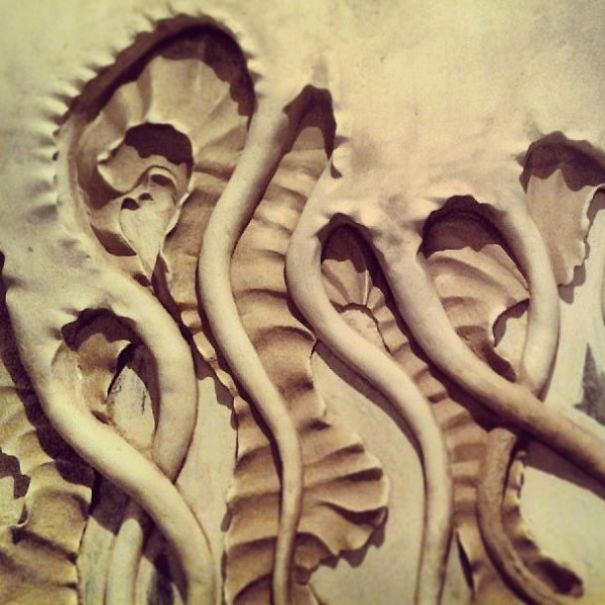 Decoration Idea For Your Walls - Jellyfish From Plaster Decoration Idea For Your Walls - Jellyfish From Plaster