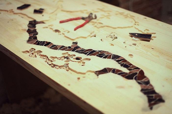 How To Make A Mosaic Bar Table How To Make A Mosaic Bar Table