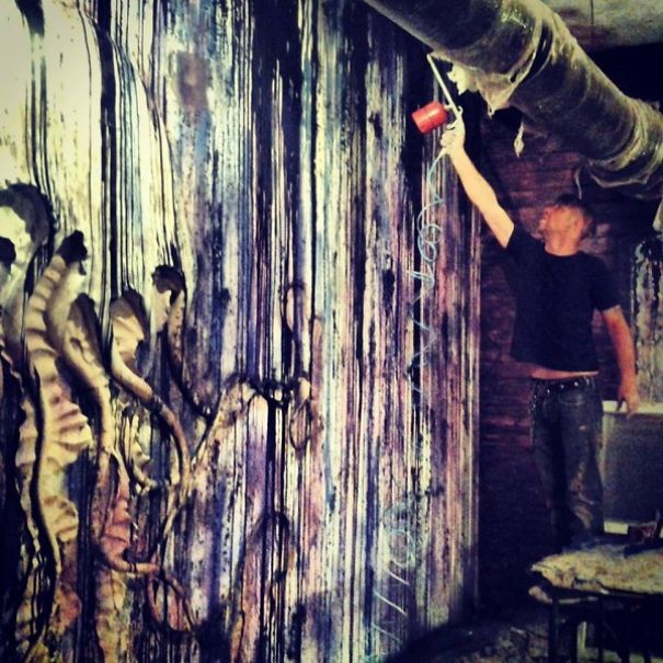 Decoration Idea For Your Walls - Jellyfish From Plaster Decoration Idea For Your Walls - Jellyfish From Plaster