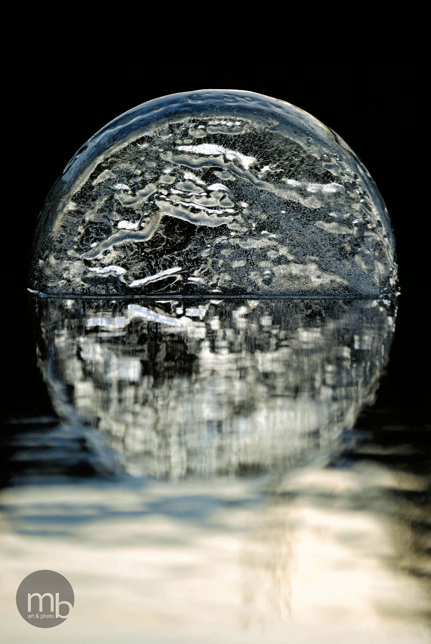 I Create Land Art Of Frost, Snow And Ice