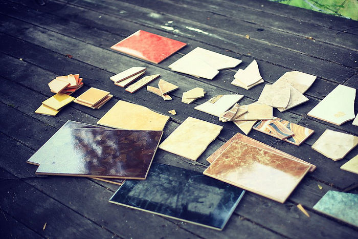 How To Make A Mosaic Bar Table