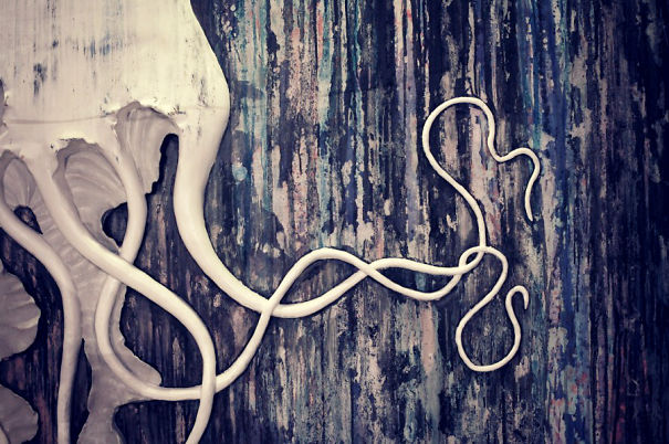 Decoration Idea For Your Walls - Jellyfish From Plaster