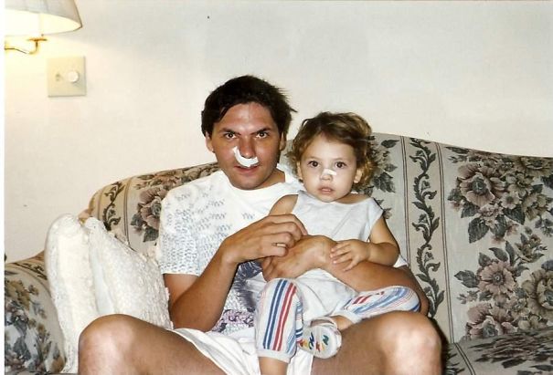 Helping Daddy Feel Better