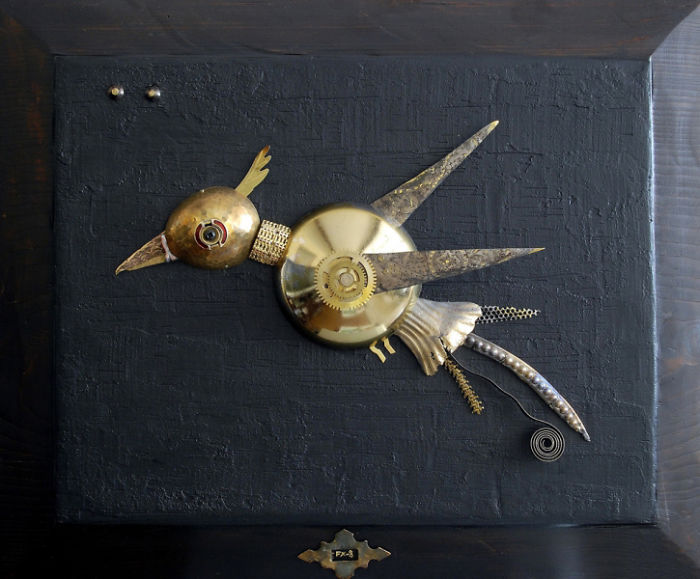 Lithuanian Artist Creates Cute Animal Sculptures From Scrap Metal