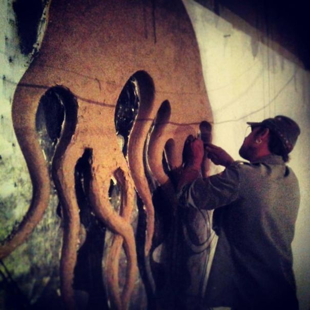 Decoration Idea For Your Walls - Jellyfish From Plaster Decoration Idea For Your Walls - Jellyfish From Plaster