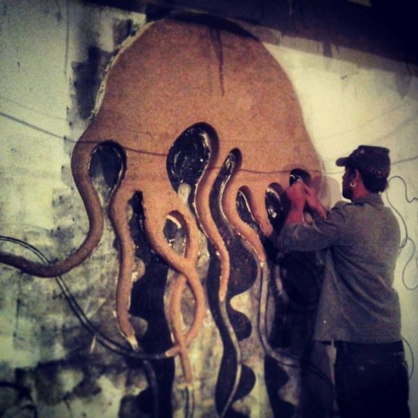 Decoration Idea For Your Walls - Jellyfish From Plaster