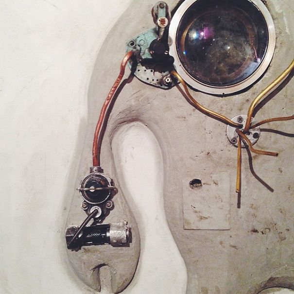 Upcycled Robot From Plaster