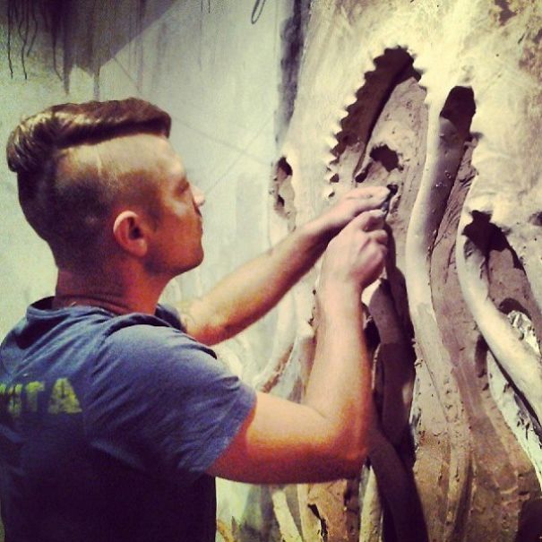 Decoration Idea For Your Walls - Jellyfish From Plaster Decoration Idea For Your Walls - Jellyfish From Plaster