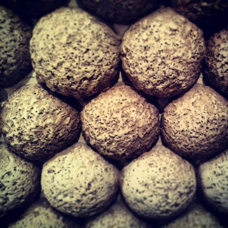 I Made A Wall Of 729 Rusty Cannonballs