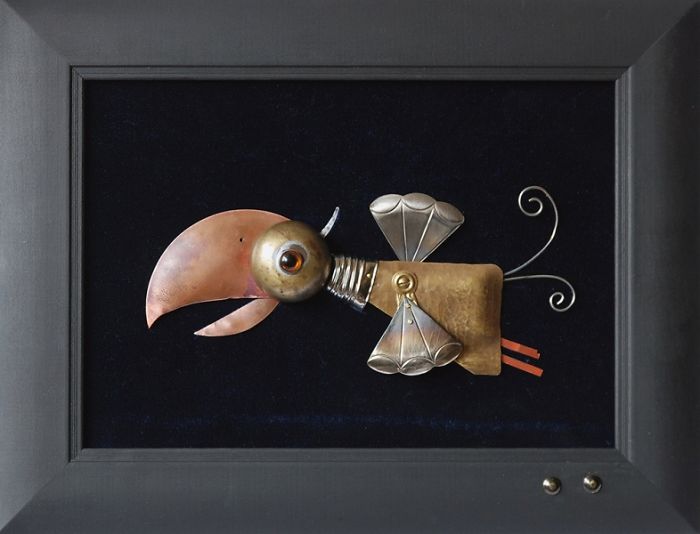 Lithuanian Artist Creates Cute Animal Sculptures From Scrap Metal