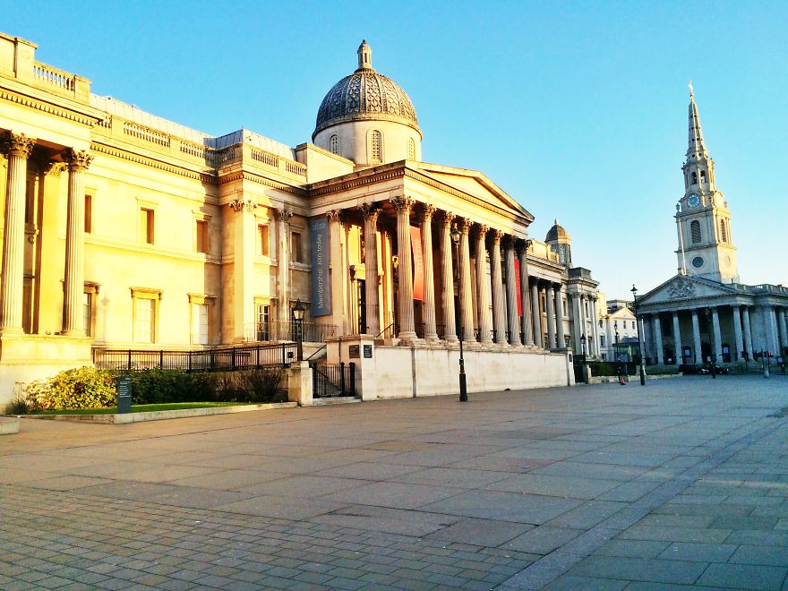 I Rode My Bike Through The Empty Streets On Christmas Day In London