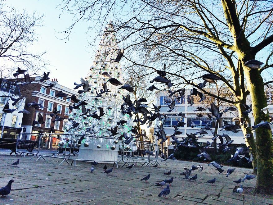 I Rode My Bike Through The Empty Streets On Christmas Day In London