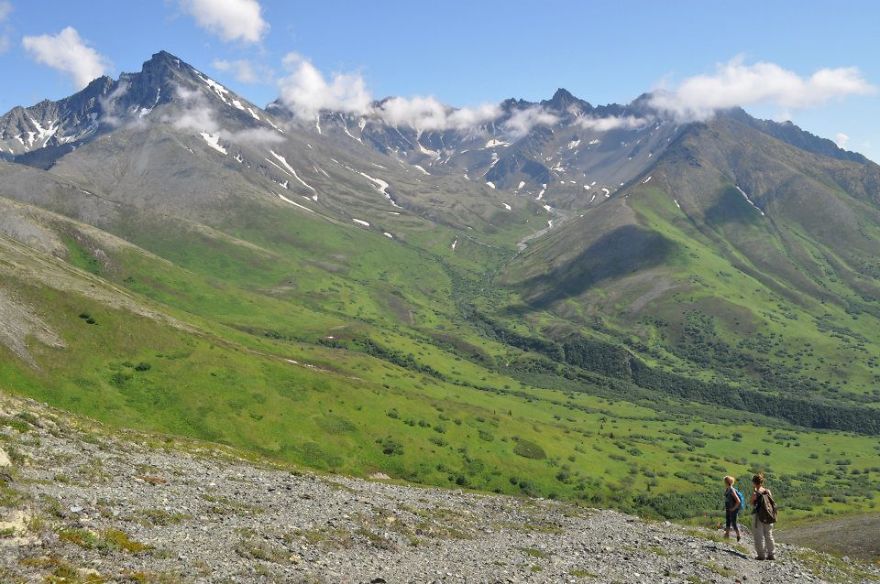 Palmer Hiking Lazy Mountain To Matanuska Peak Loop, Alaska