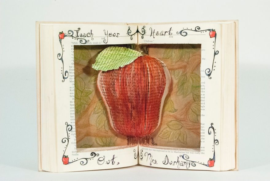 Mrs. Durham Book Carving By Megan Shelton