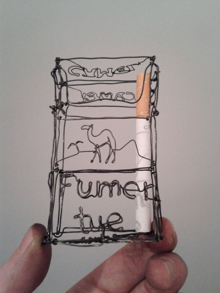 I Make 3d Wire Sculpture