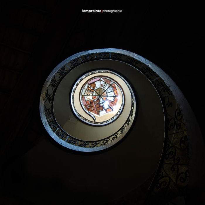 Lovely Stairs In An Abandoned Castle