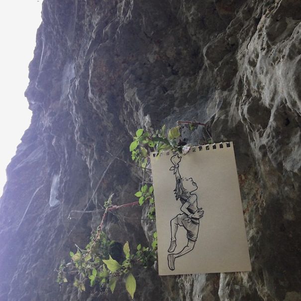 I Walk The Streets And Cartoon-Bomb My Surroundings To Make People Smile I Walk The Streets And Cartoon-Bomb My Surroundings To Make People Smile