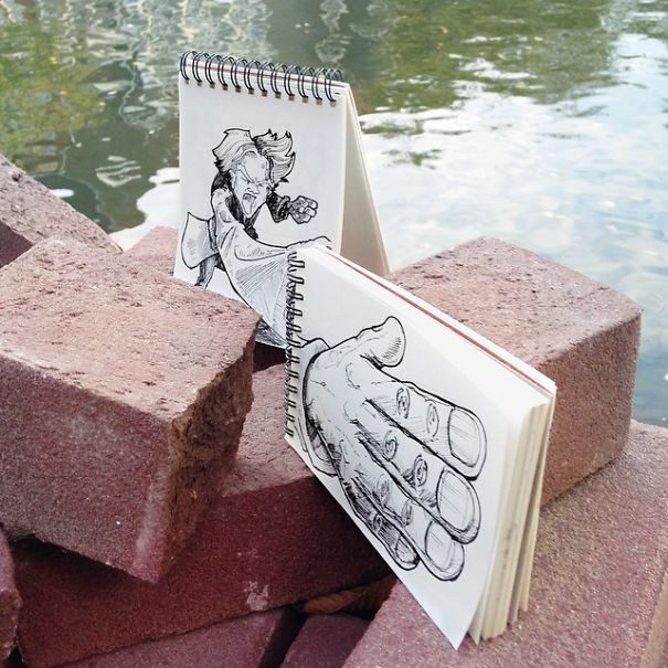 I Walk The Streets And Cartoon-Bomb My Surroundings To Make People Smile I Walk The Streets And Cartoon-Bomb My Surroundings To Make People Smile