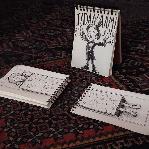 I Walk The Streets And Cartoon-Bomb My Surroundings To Make People Smile I Walk The Streets And Cartoon-Bomb My Surroundings To Make People Smile