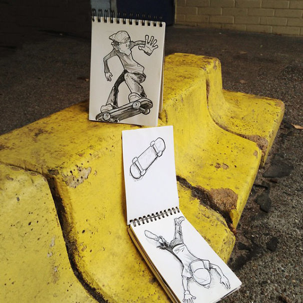 I Walk The Streets And Cartoon-Bomb My Surroundings To Make People Smile I Walk The Streets And Cartoon-Bomb My Surroundings To Make People Smile