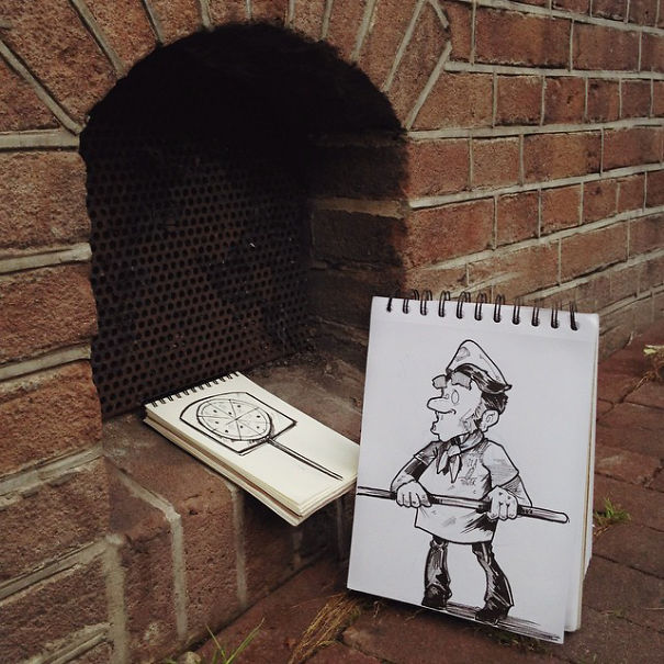 I Walk The Streets And Cartoon-Bomb My Surroundings To Make People Smile I Walk The Streets And Cartoon-Bomb My Surroundings To Make People Smile