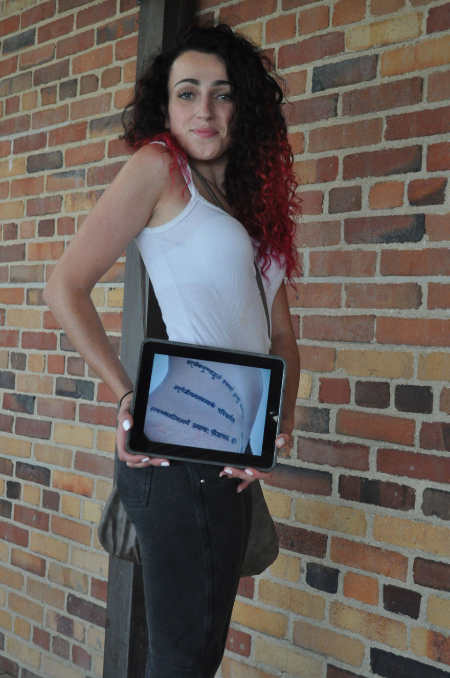 Using iPad As An X-Ray To Reveal Tattoos Under Clothes