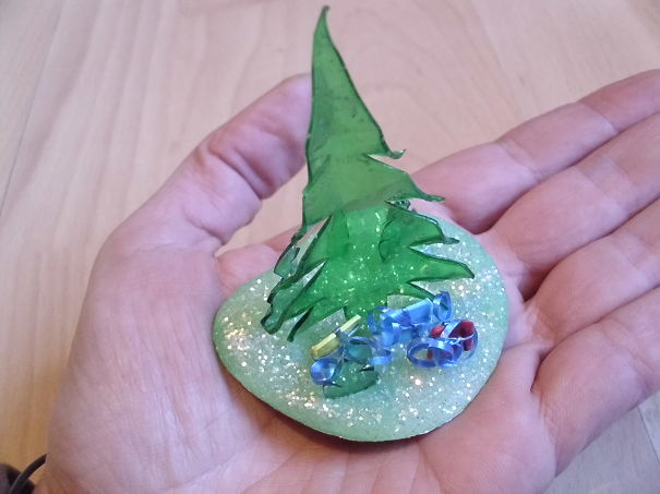 Recycled Christmas Tree Made From Plastic Bottle