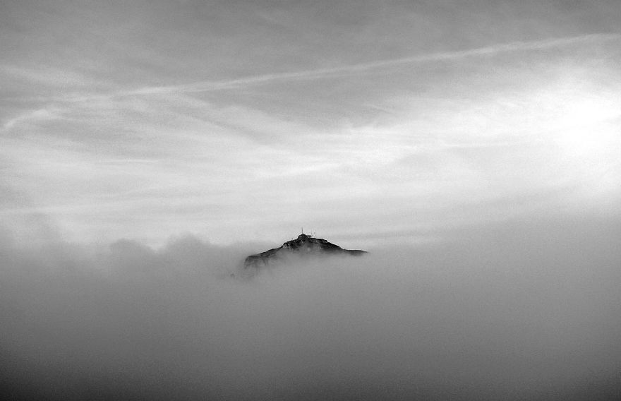 Floating, Toaca Peak, Ceahlau Mountains, Romania