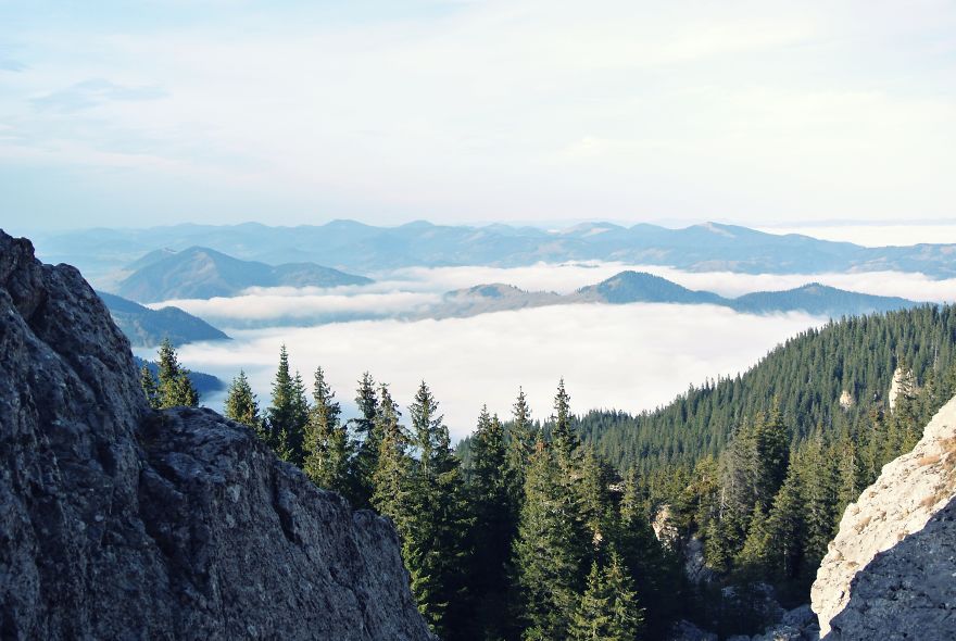 Alpine Sea, View From Rarau Mountains, Romania
