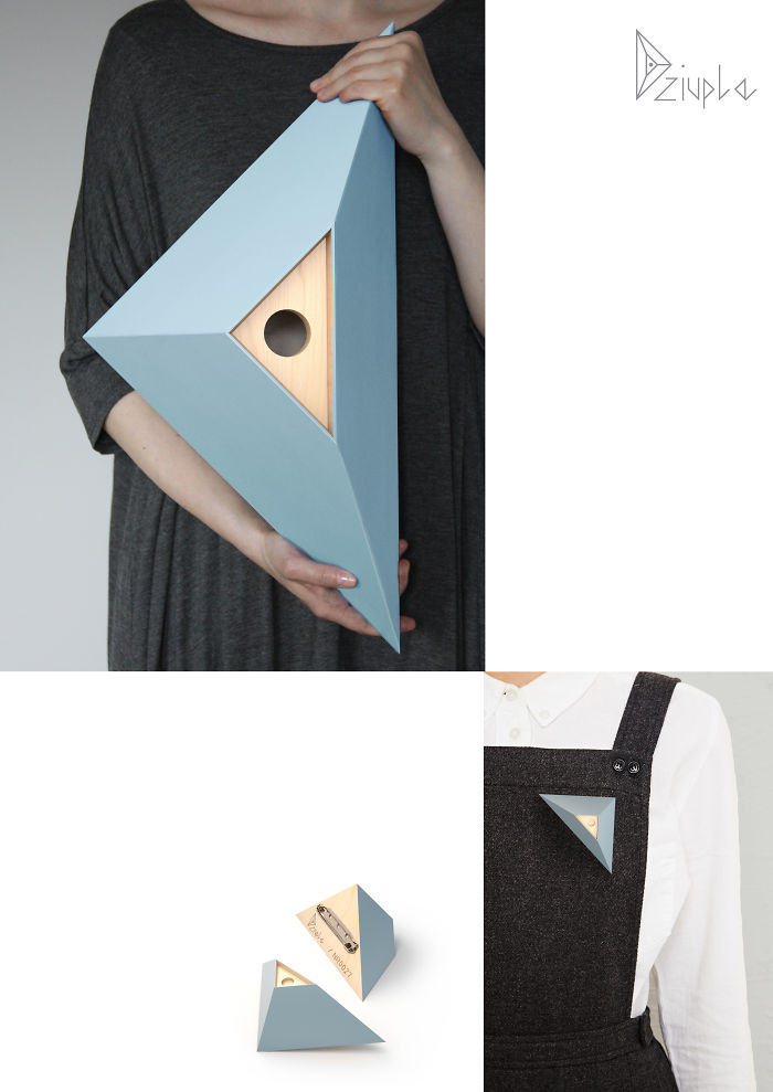 Dziupla [*tree Hollow] - Modular Nesting Box For Small Passerine Birds