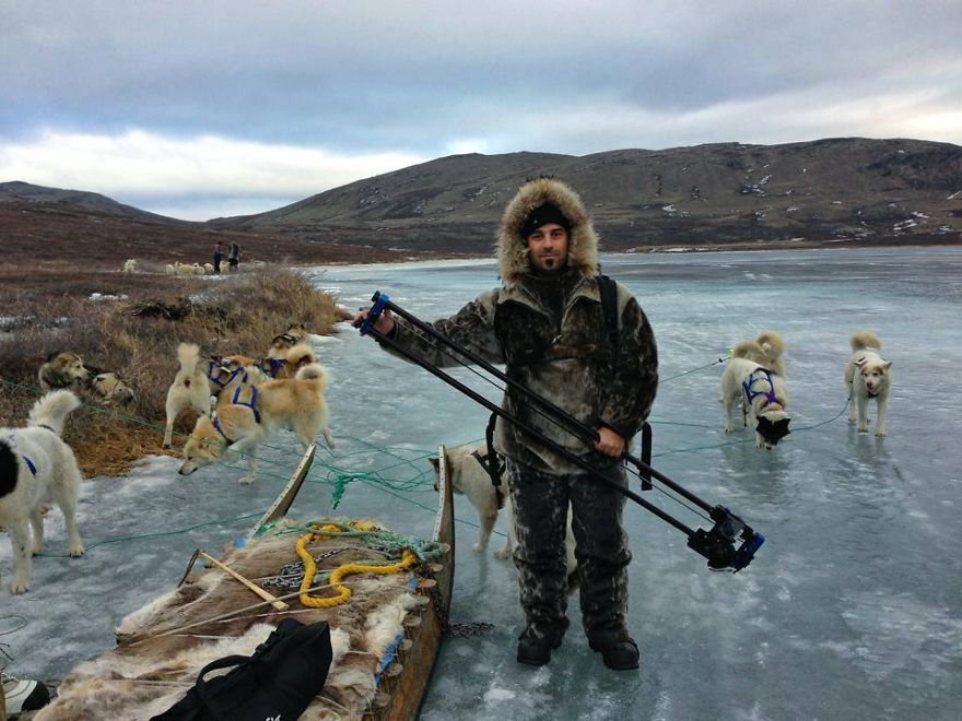 Epic Aurora Borealis Over Greenland And Iceland