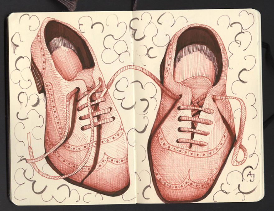 I Draw My Friends' Shoes With Ballpoint Pens I Draw My Friends' Shoes With Ballpoint Pens