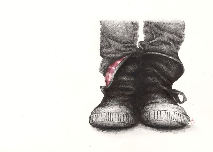 I Draw My Friends' Shoes With Ballpoint Pens I Draw My Friends' Shoes With Ballpoint Pens
