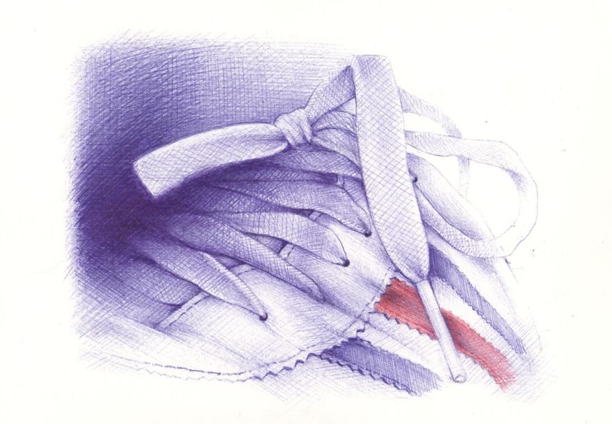 I Draw My Friends' Shoes With Ballpoint Pens I Draw My Friends' Shoes With Ballpoint Pens