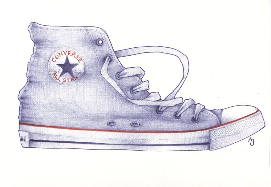 I Draw My Friends' Shoes With Ballpoint Pens I Draw My Friends' Shoes With Ballpoint Pens
