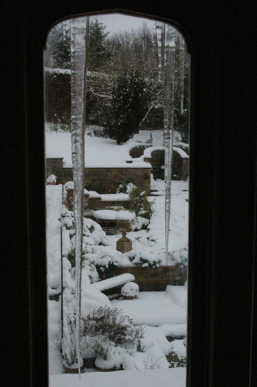 Icicles, Heath Farm, Oxfordshire Uk.