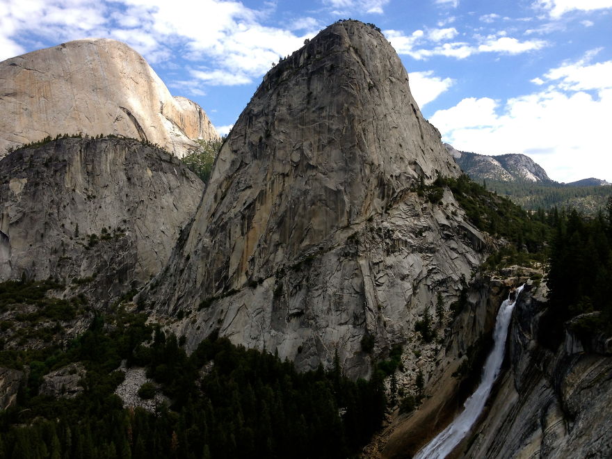 En Route To Half Dome John Muir Trail, Yosemite, California