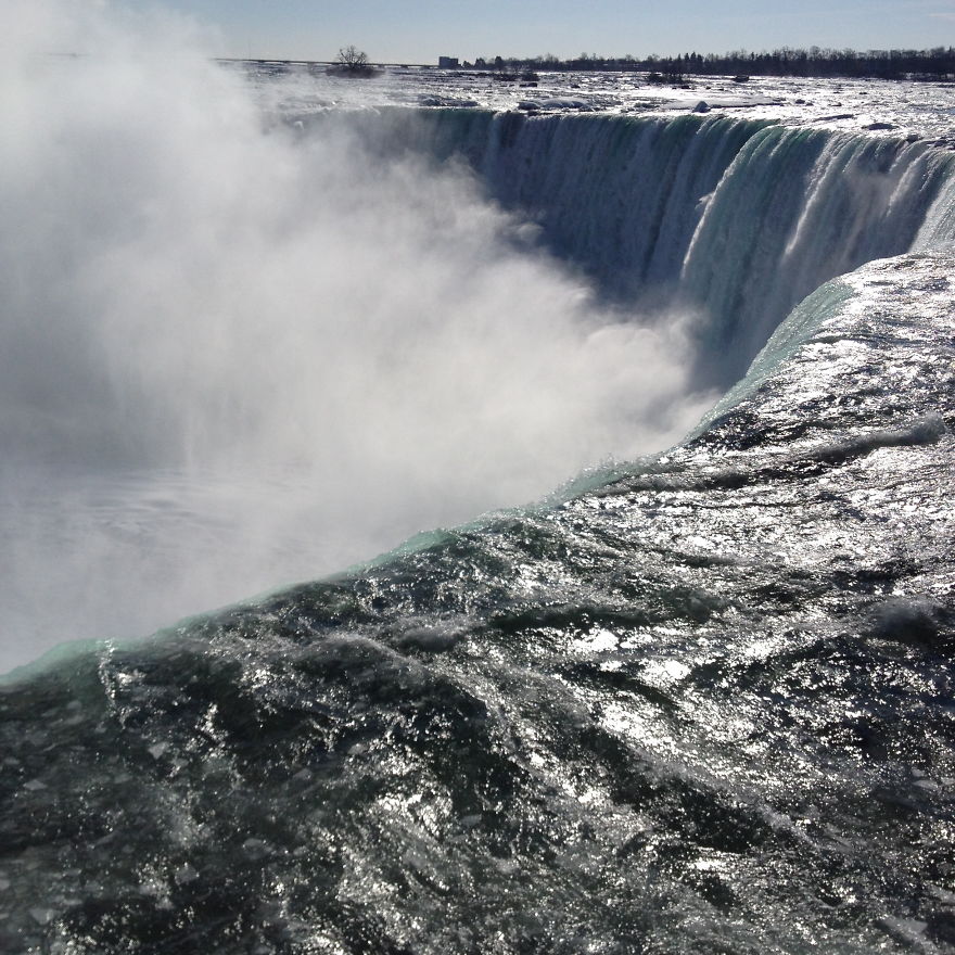 Niagara Falls 3 Degrees F.