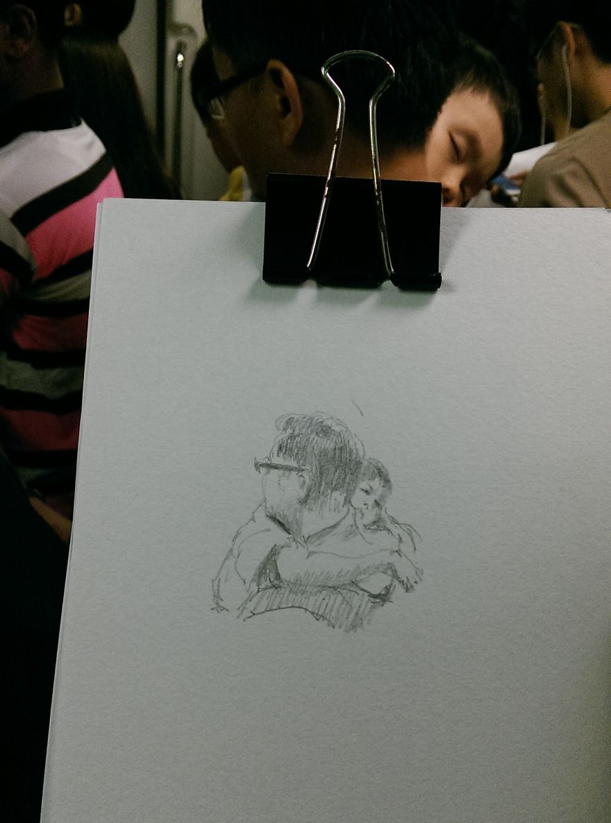 Man Who Sketched On Every Single Bus, Train And Airplane He Boarded. Man Who Sketched On Every Single Bus, Train And Airplane He Boarded.